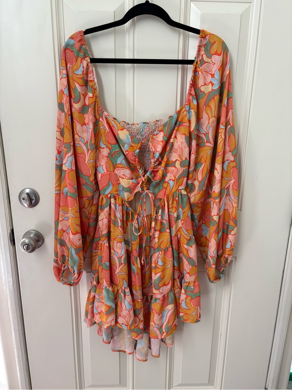 RESA Cut-Out Retro-Inspired Mini Dress Size XL